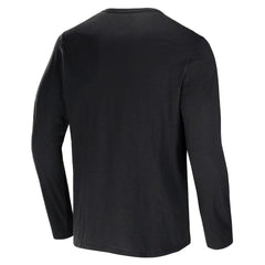 Cleveland Browns NFL x Darius Rucker Collection Slub Jersey Henley Long Sleeve T-Shirt - Black on sale