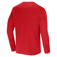 Tampa Bay Buccaneers NFL x Darius Rucker Collection Slub Jersey Henley Long Sleeve T-Shirt - Red on sale