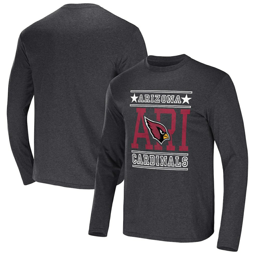 Arizona Cardinals NFL x Darius Rucker Collection Long Sleeve T-Shirt - Heathered Charcoal for sale