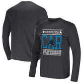 Carolina Panthers NFL x Darius Rucker Collection Long Sleeve T-Shirt - Heathered Charcoal cheap