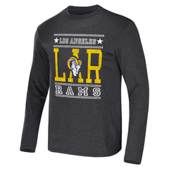 Los Angeles Rams NFL x Darius Rucker Collection Long Sleeve T-Shirt - Heathered Charcoal online