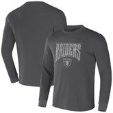 Las Vegas Raiders NFL x Darius Rucker Collection Long Sleeve Thermal T-Shirt - Charcoal online