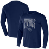 Tennessee Titans NFL x Darius Rucker Collection Long Sleeve Thermal T-Shirt - Navy for sale
