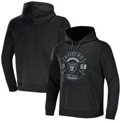 Las Vegas Raiders NFL x Darius Rucker Collection Radar Pullover Hoodie - Heather Charcoal on sale