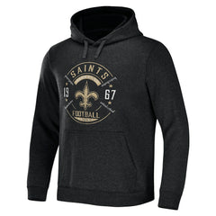 New Orleans Saints NFL x Darius Rucker Collection Radar Pullover Hoodie - Heather Charcoal online