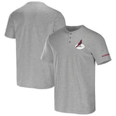 Arizona Cardinals NFL x Darius Rucker Collection Henley T-Shirt - Heather Gray on sale