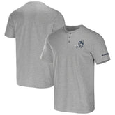 Dallas Cowboys NFL x Darius Rucker Collection Henley T-Shirt - Heather Gray for sale