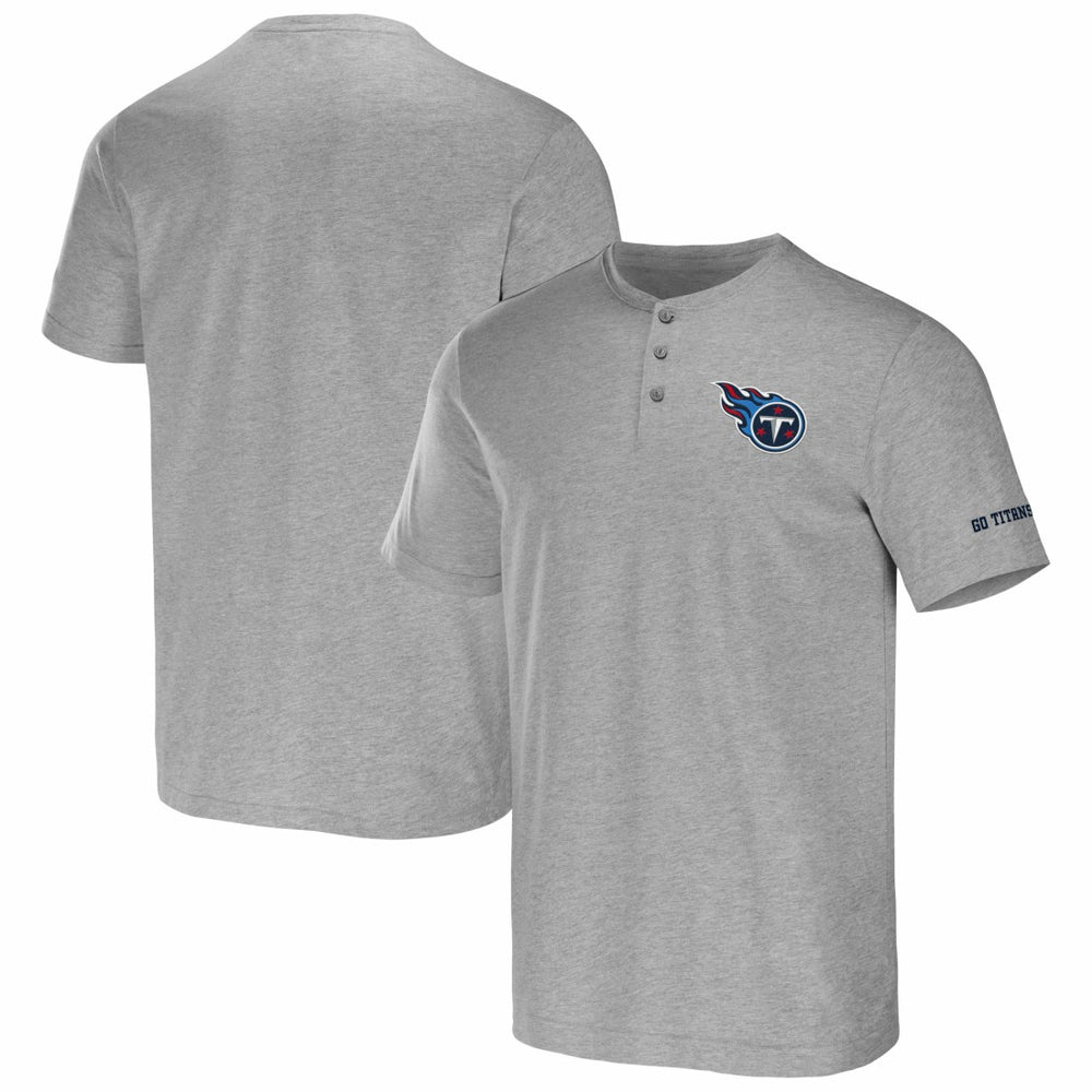 Tennessee Titans NFL x Darius Rucker Collection Henley T-Shirt - Heather Gray online