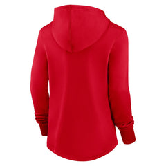 Miami Marlins Women's City Connect Pregame Performance Pullover Hoodie - Red | Nike
