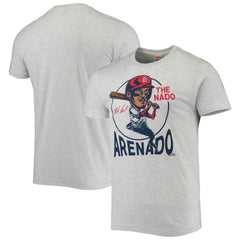 Nolan Arenado St. Louis Cardinals Homage Caricature Tri-Blend T-Shirt - Gray