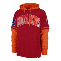 Tampa Bay Buccaneers '47 Shortstop Pullover Hoodie - Red outlet
