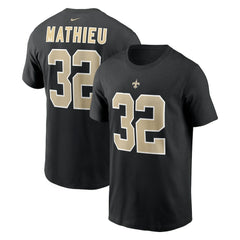 Tyrann Mathieu New Orleans Saints Player Name & Number T-Shirt - Black | Nike online