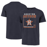 Houston Astros Cooperstown Collection Borderline Franklin T-Shirt - Navy | 47 brand