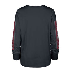 Atlanta Braves Women's Statement Long Sleeve T-Shirt - Navy | 47 brand