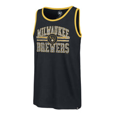 Milwaukee Brewers Winger Franklin Tank Top - Navy | 47 brand