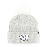 Washington Commanders '47 Women's Koda Cuffed Knit Hat with Pom - Gray cheap