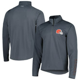 Cleveland Browns MSX by Michael Strahan Half-Zip Pullover - Charcoal outlet