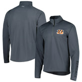Cincinnati Bengals MSX by Michael Strahan Half-Zip Pullover - Charcoal online