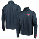 Tampa Bay Buccaneers MSX by Michael Strahan Half-Zip Pullover - Charcoal on sale