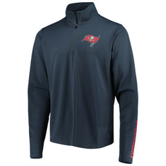 Tampa Bay Buccaneers MSX by Michael Strahan Half-Zip Pullover - Charcoal on sale