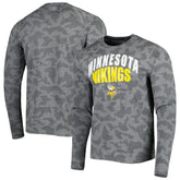 Minnesota Vikings MSX by Michael Strahan Performance Camo Long Sleeve T-Shirt - Black outlet