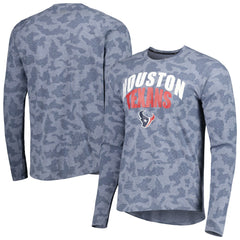 Houston Texans MSX by Michael Strahan Performance Camo Long Sleeve T-Shirt - Navy online