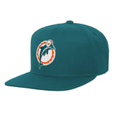 Miami Dolphins Youth Gridiron Classics Ground Snapback Hat - Aqua cheap