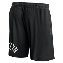 Brooklyn Nets Free Throw Mesh Shorts - Black | Fanatics for sale