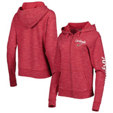 Arizona Cardinals New Era Women's Reverse Full-Zip Hoodie - Cardinal sale