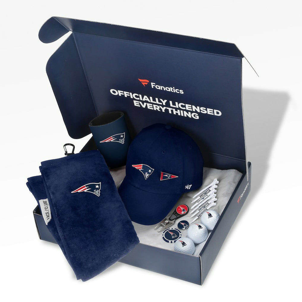 New England Patriots Pack Golf-Themed Gift Box - $105+ Value sale