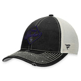 Colorado Rockies Heritage Trucker Snapback Hat - Black