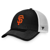 San Francisco Giants Team Core Unstructured Trucker Adjustable Hat - Black/White
