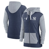 New York Yankees Women's Full-Zip Hoodie - Navy | Nike