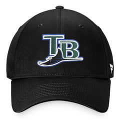 Tampa Bay Rays Cooperstown Collection Core Adjustable Hat - Black