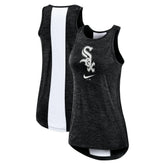 Chicago White Sox Women's Dri-FIT Performance Right Mix High Neck Tank Top - Black | Nike