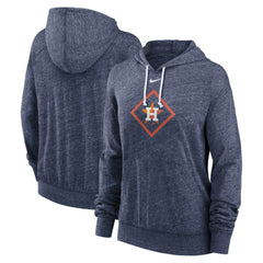 Houston Astros Women's Diamond Icon Gym Vintage Lightweight Hooded Top - Navy | Nike