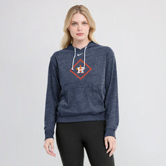 Houston Astros Women's Diamond Icon Gym Vintage Lightweight Hooded Top - Navy | Nike