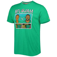 Randall Cunningham & Reggie White Philadelphia Eagles Homage Unisex NFL Jam Retired Tri-Blend T-Shirt - Heather Kelly Green on sale