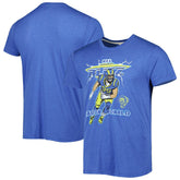 Aaron Donald Los Angeles Rams Homage Unisex NFL Blitz Player Tri-Blend T-Shirt - Heather Royal outlet