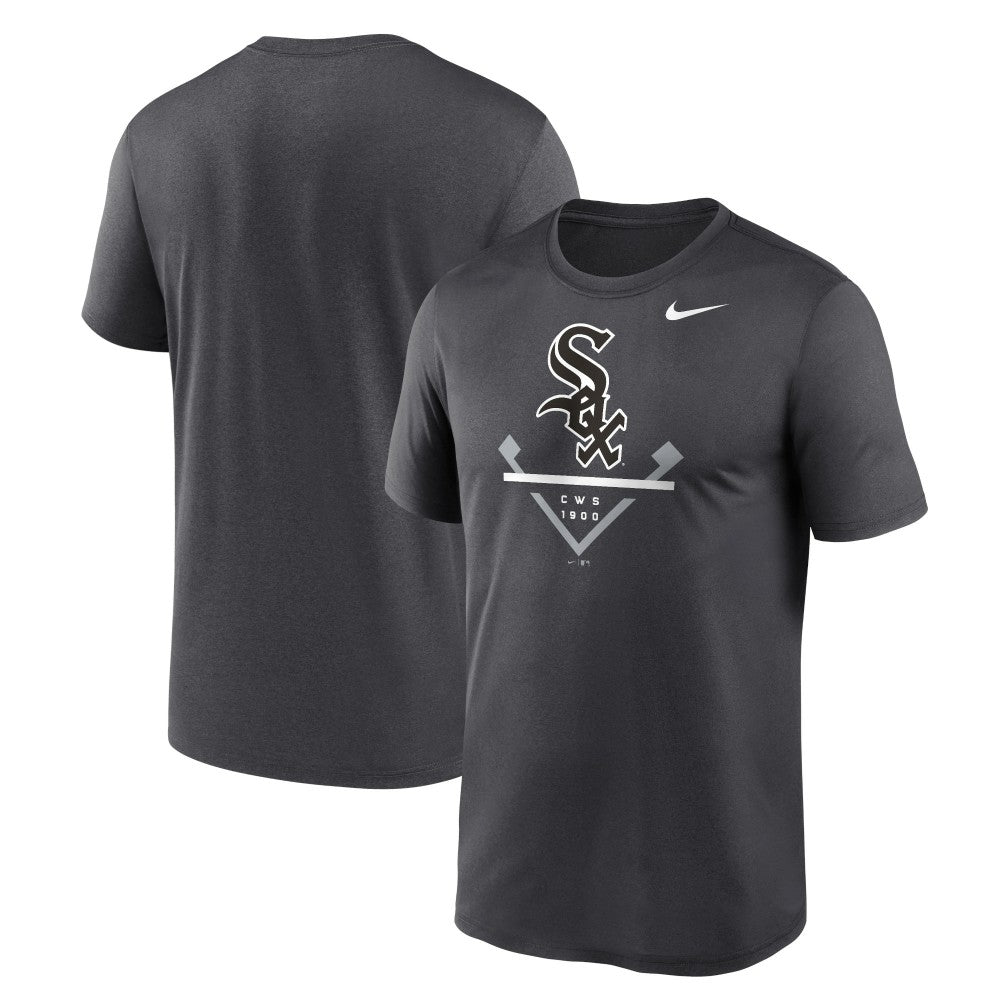 Chicago White Sox Big & Tall Icon Legend Performance T-Shirt - Anthracite | Nike