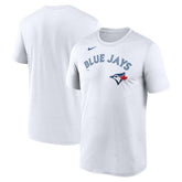 Toronto Blue Jays New Legend Wordmark Dri-FIT T-Shirt - White | Nike