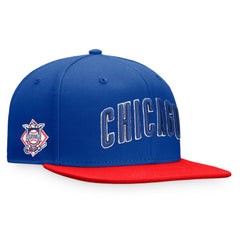Chicago Cubs Fundamental Two-Tone Fitted Hat - Royal/Red