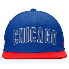 Chicago Cubs Fundamental Two-Tone Fitted Hat - Royal/Red