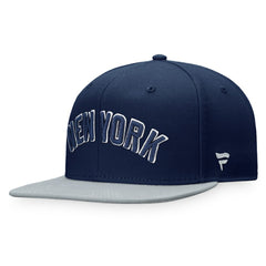 New York Yankees Fundamental Two-Tone Fitted Hat - Navy/Gray