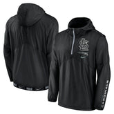 St. Louis Cardinals Authentic Night Game Performance Half-Zip Windbreaker - Black | Nike