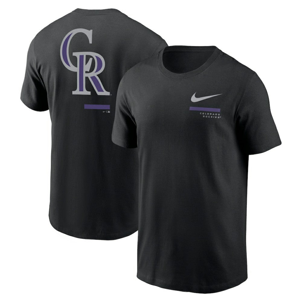 Colorado Rockies Over the Shoulder T-Shirt - Black | Nike