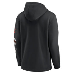 San Francisco Giants Rewind Lefty Pullover Hoodie - Black | Nike
