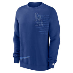 Los Angeles Dodgers Statement Ball Game Fleece Pullover Sweatshirt - Royal | Nike