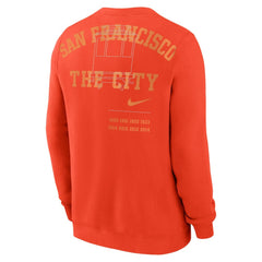 San Francisco Giants Statement Ball Game Fleece Pullover Sweatshirt - Orange | Nike