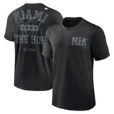 Miami Marlins Statement Game Over T-Shirt - Black | Nike